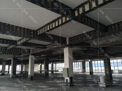梁粘鋼板加固