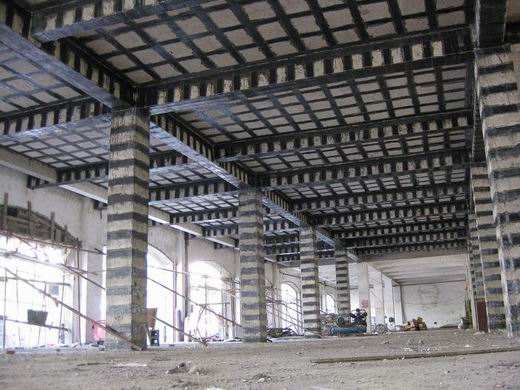 碳纖維布加固建筑施工加工工藝